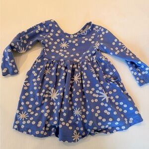 Hanna Andersson Lavender Dress with White Polka Dots